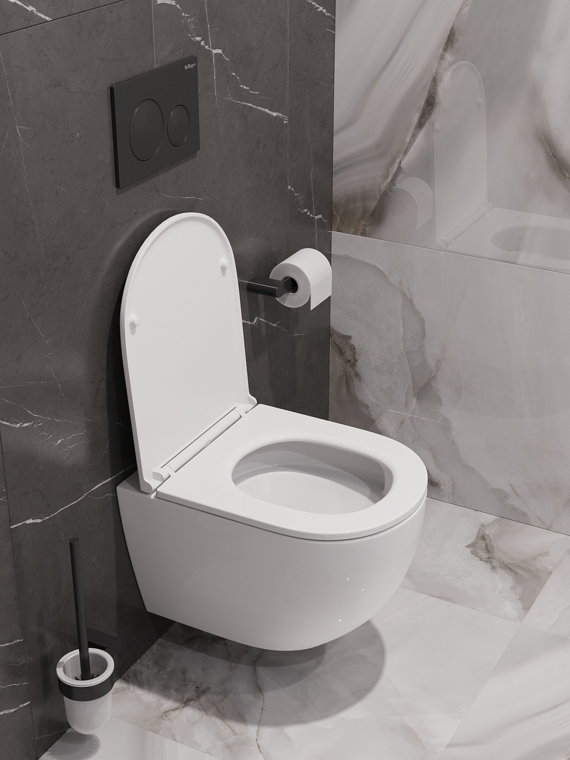 🆕🔤✨🚽 Унитаз подвесной BelBagno Compatto Tornado